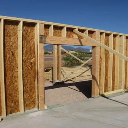 Sliding door near great room